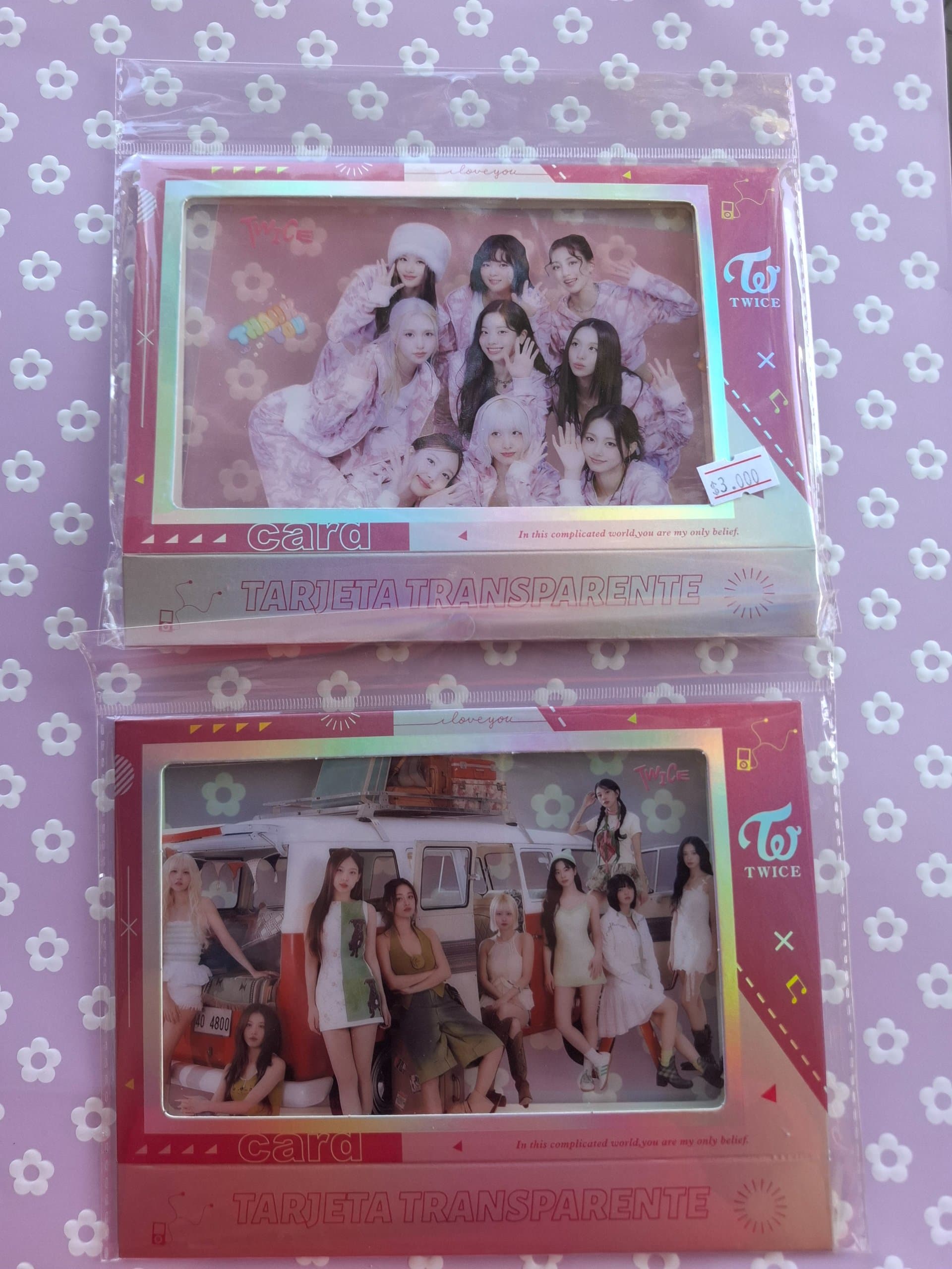 Lomocard Transparente Gigante Twice 