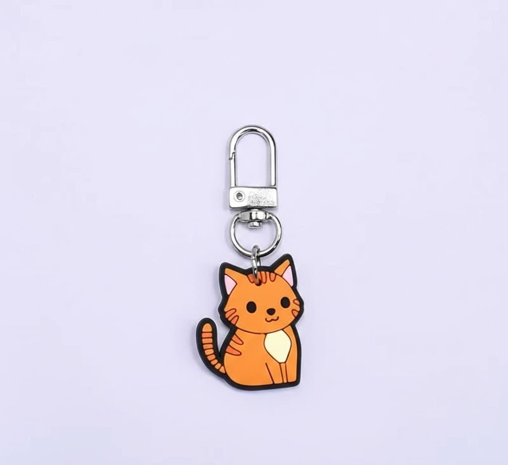 Llavero gatito naranja