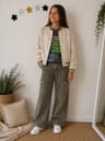 Jeans zara verde 13/14 2