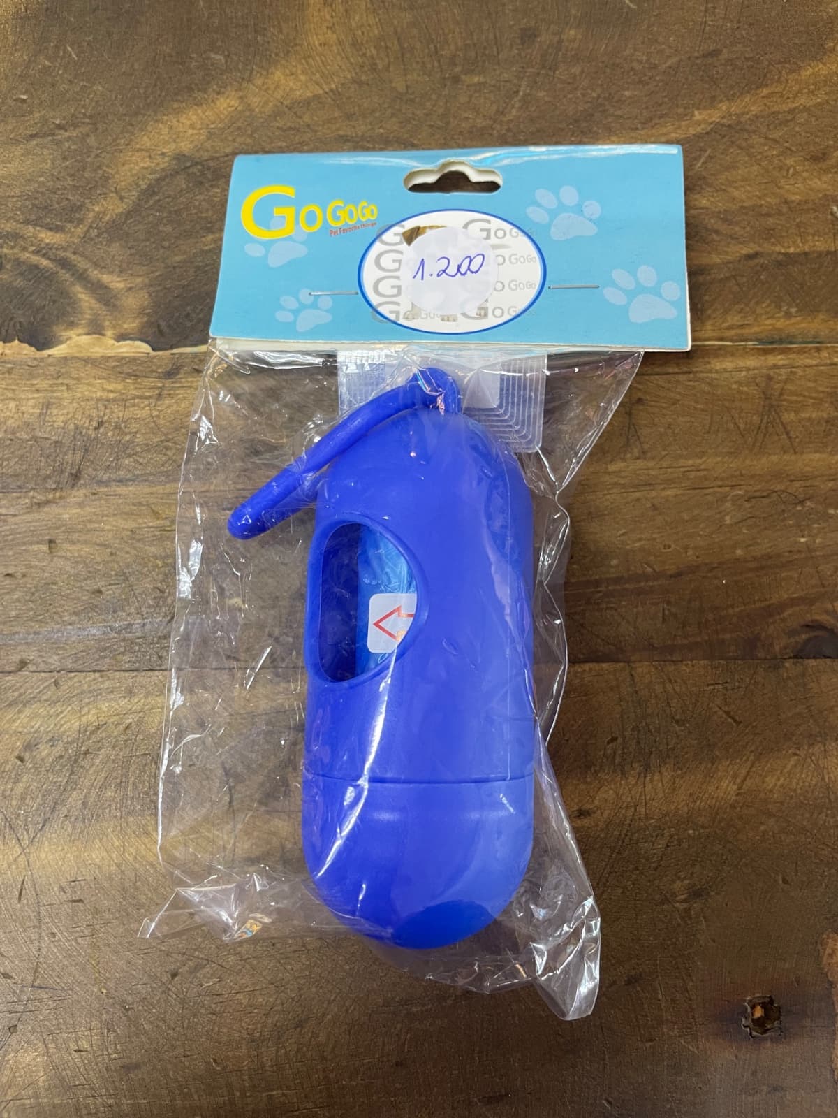 Dispensador + Bolsas Para Excremento Azul