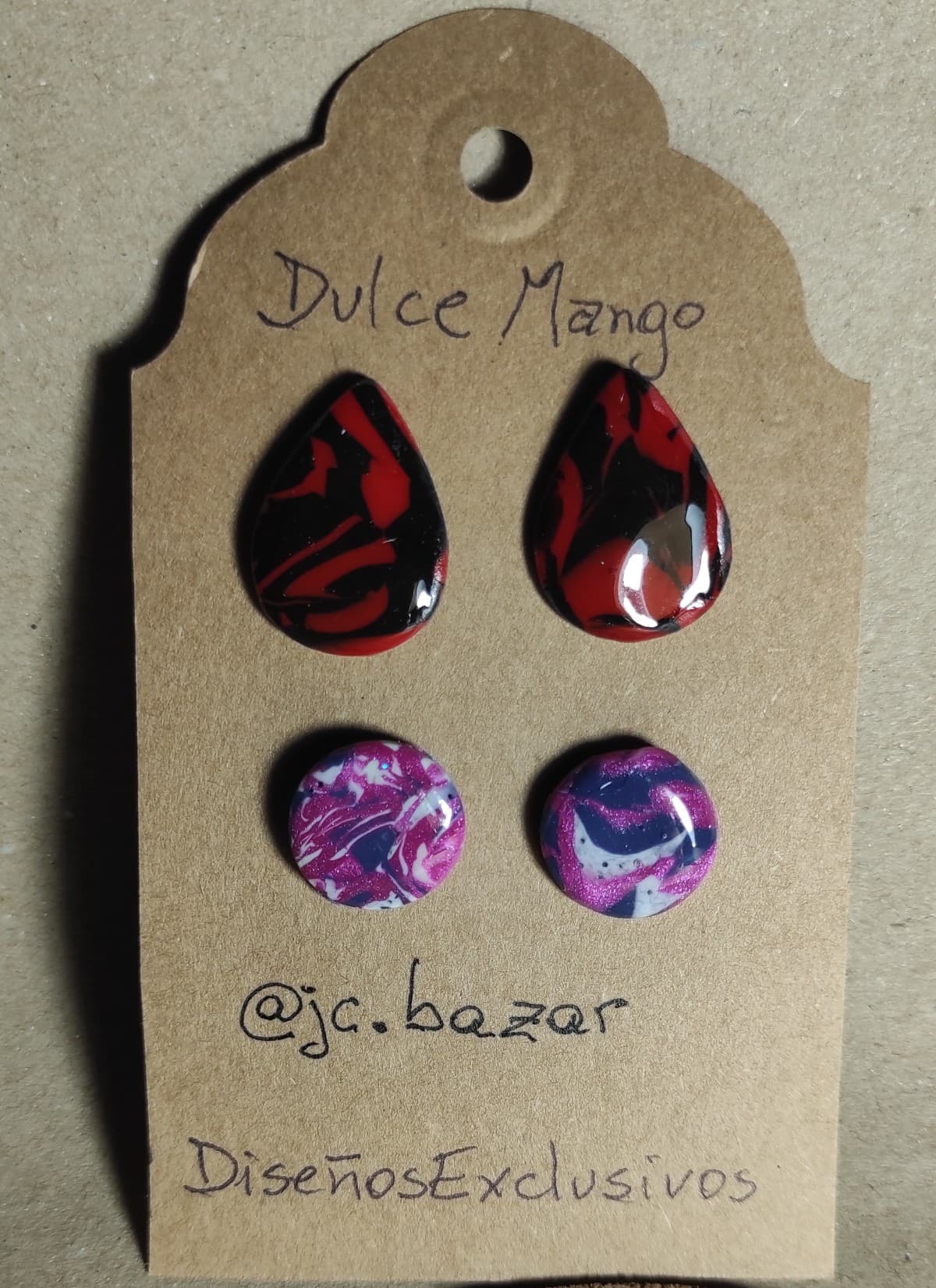 Aros de arcilla polimerica 