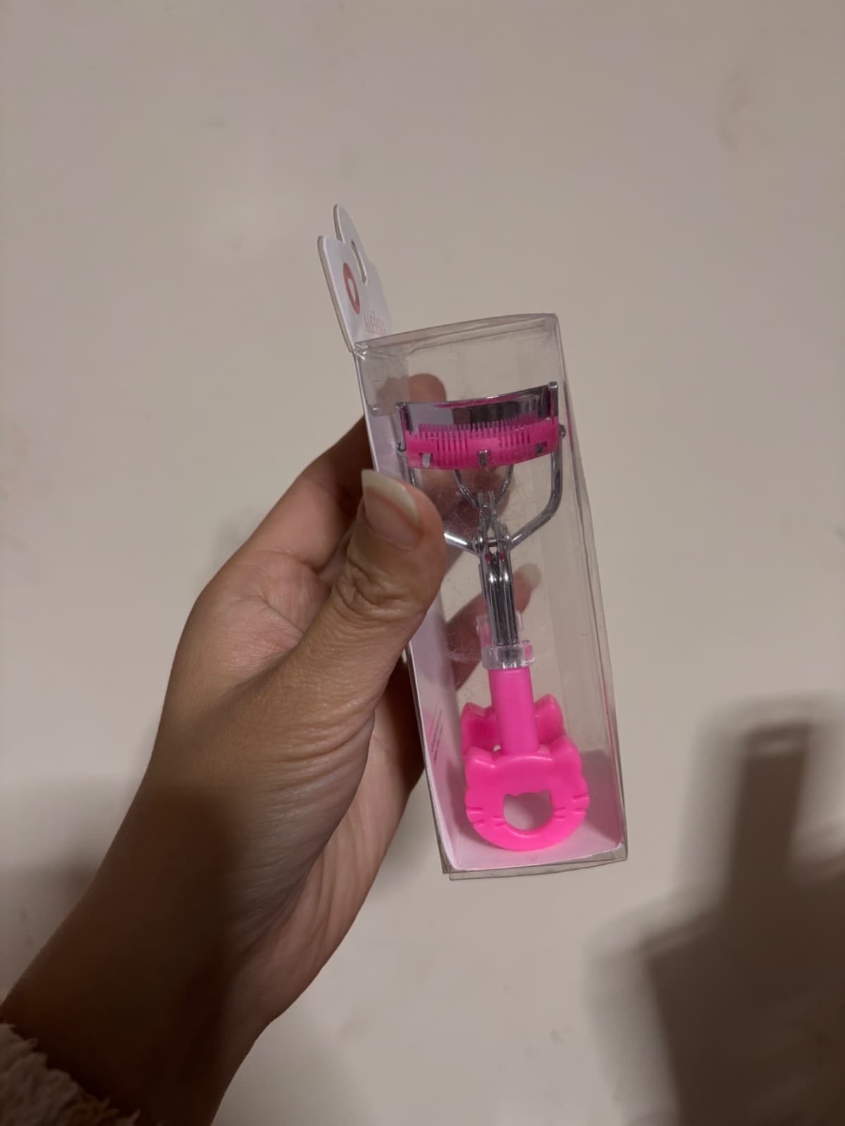 Encrespador rosado gatito