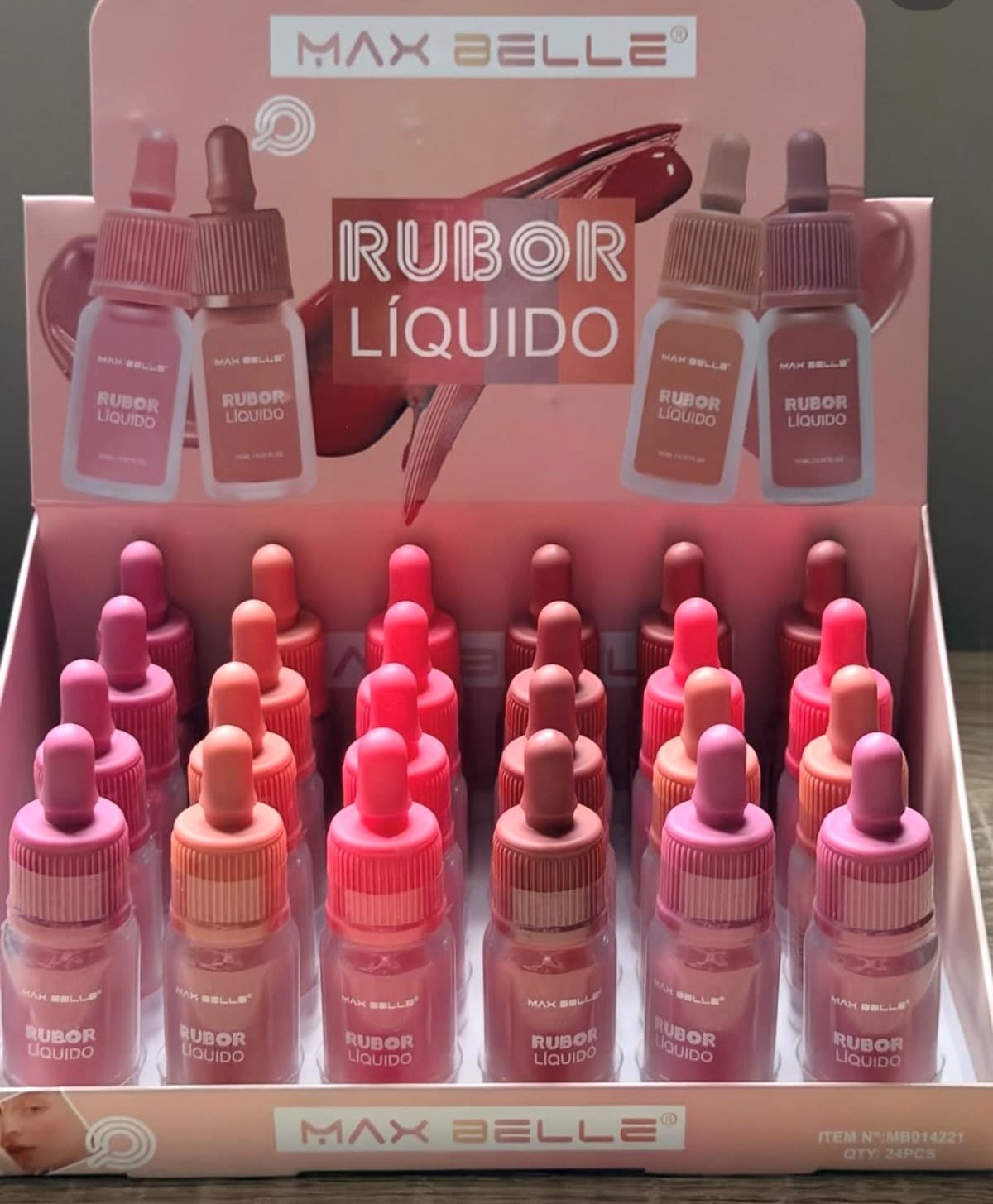 Rubor líquido max belle