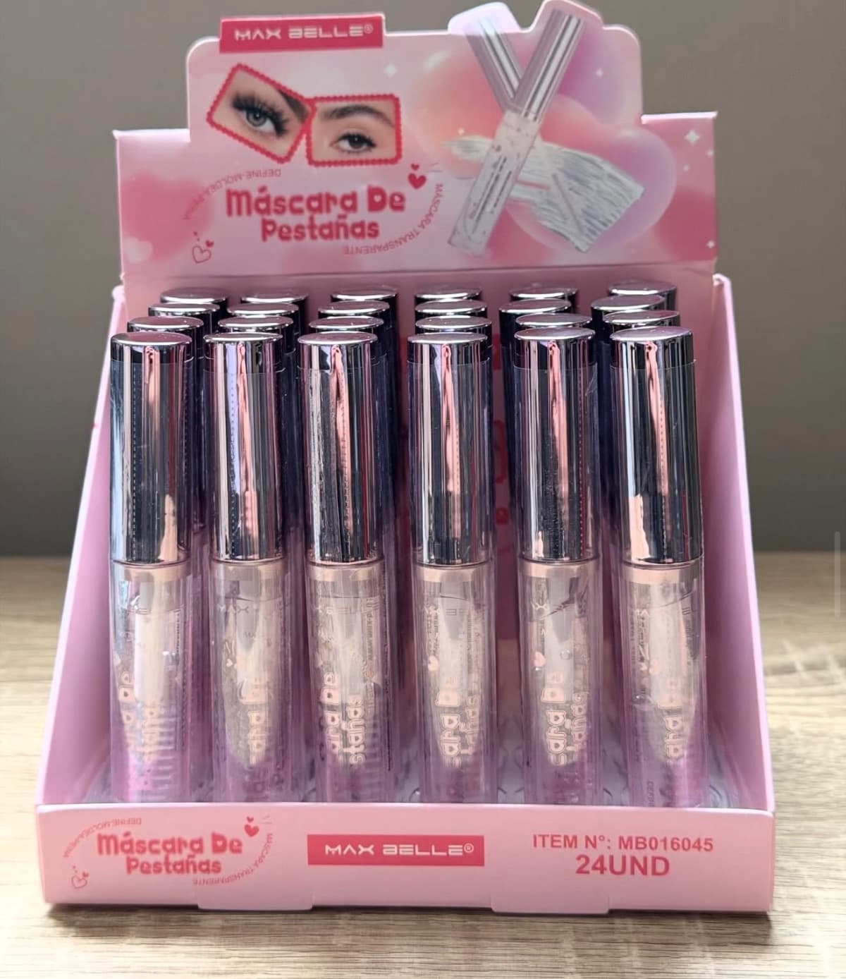 Máscara de pestañas transparente 