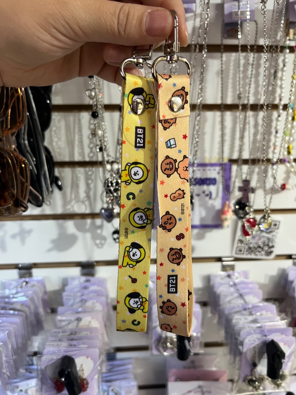 llavero lanyard bt21