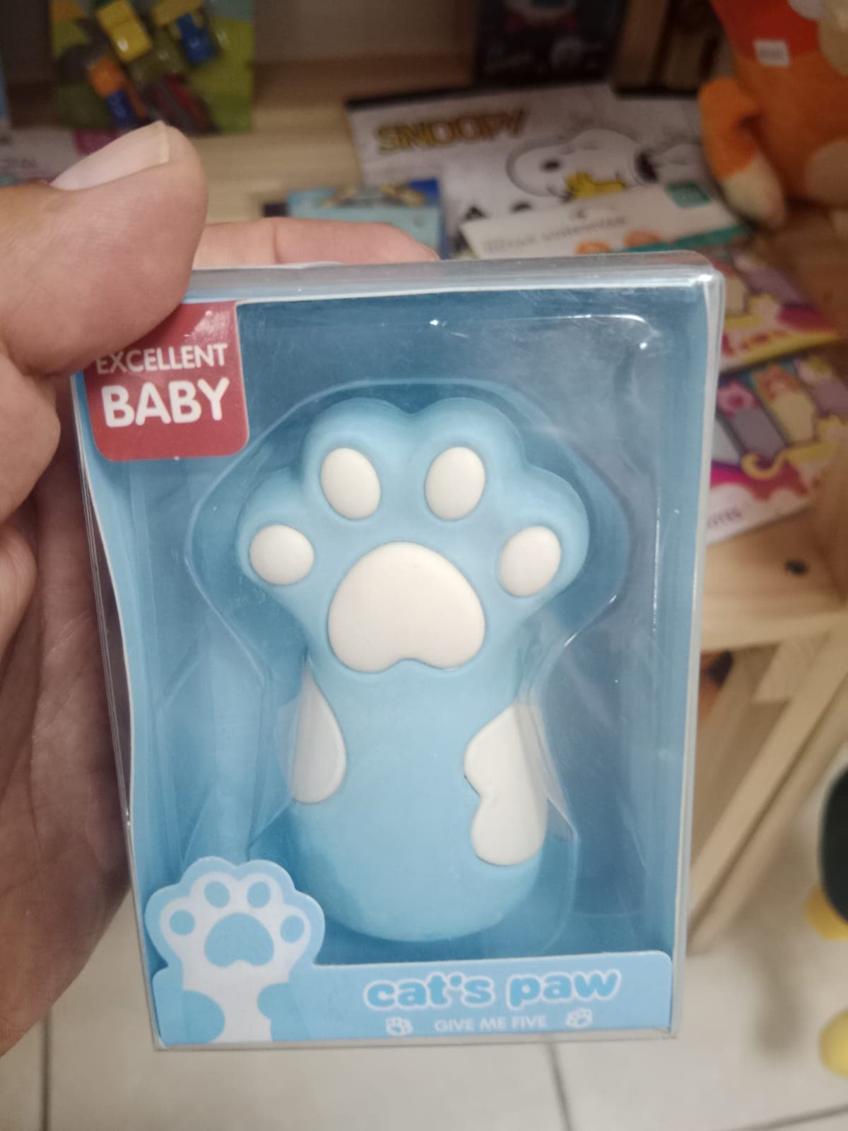 Goma de borrar (patita de gato)