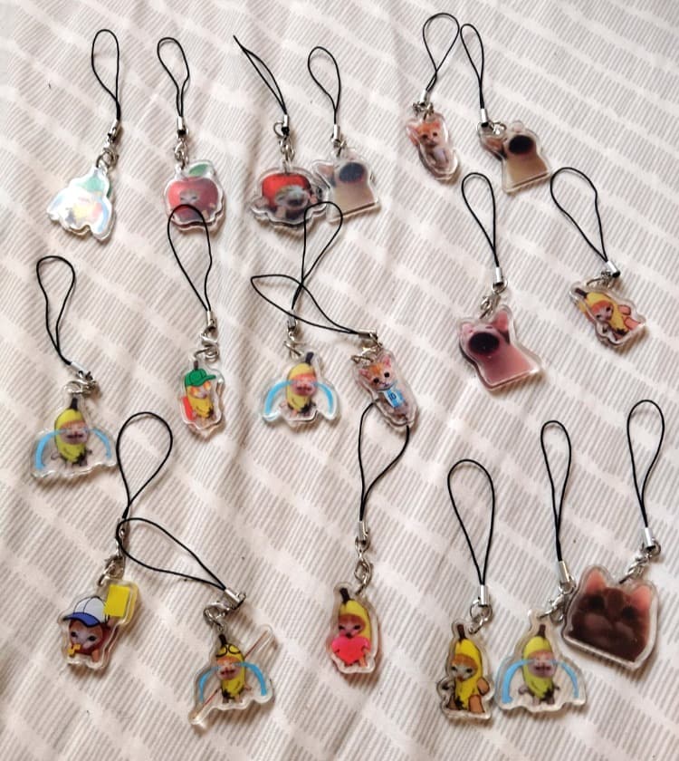 Accesorios para celular gato HAPPY HAPPY