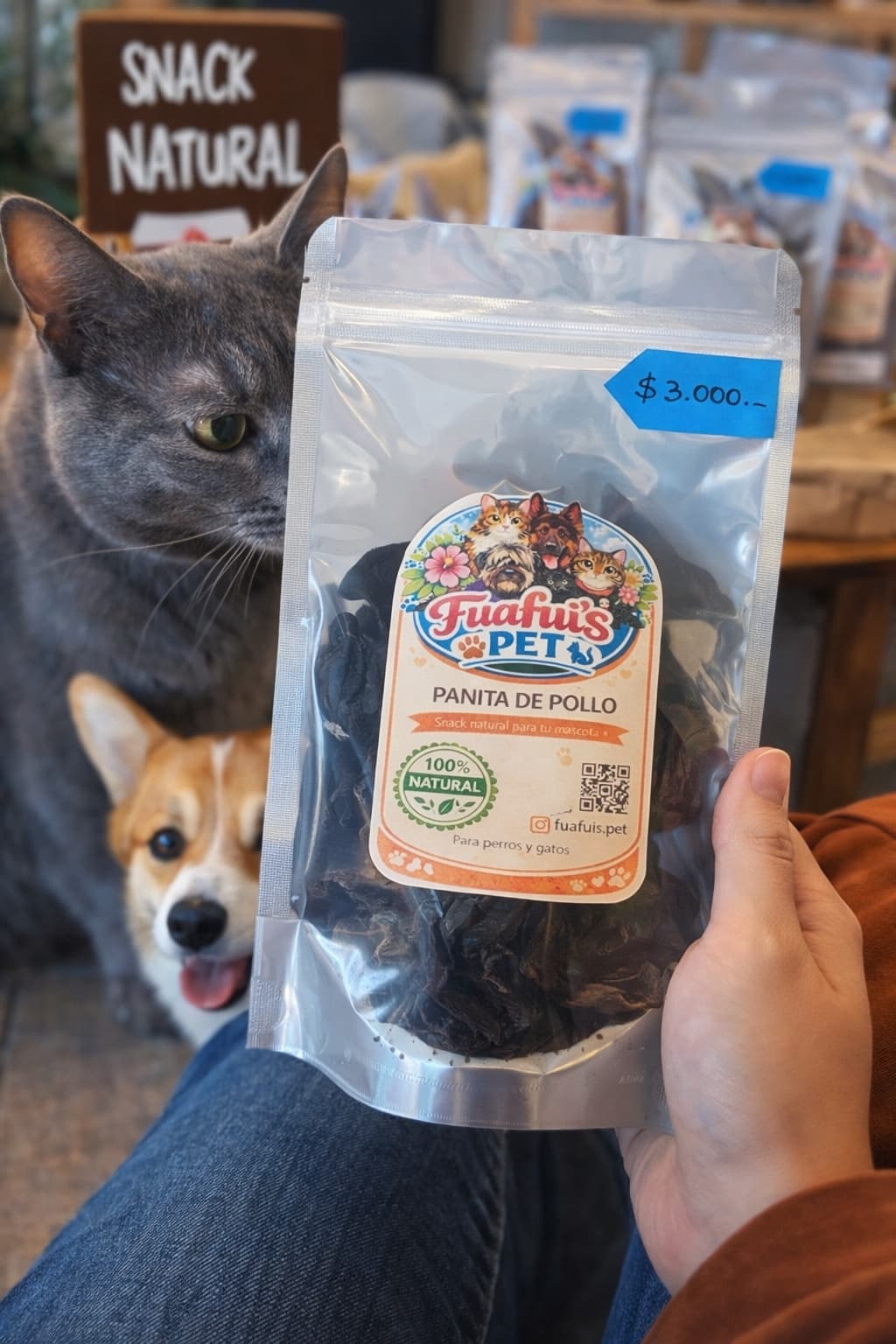 Pack de panita de pollo deshidratada