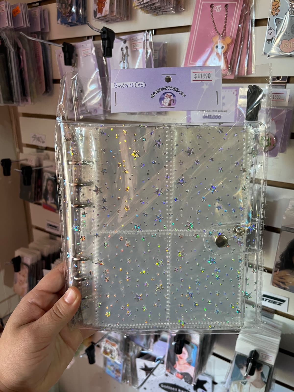 binder transparente