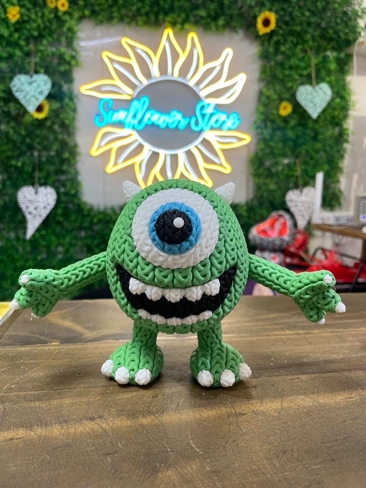 Mike Wazowski Diseño Tejido