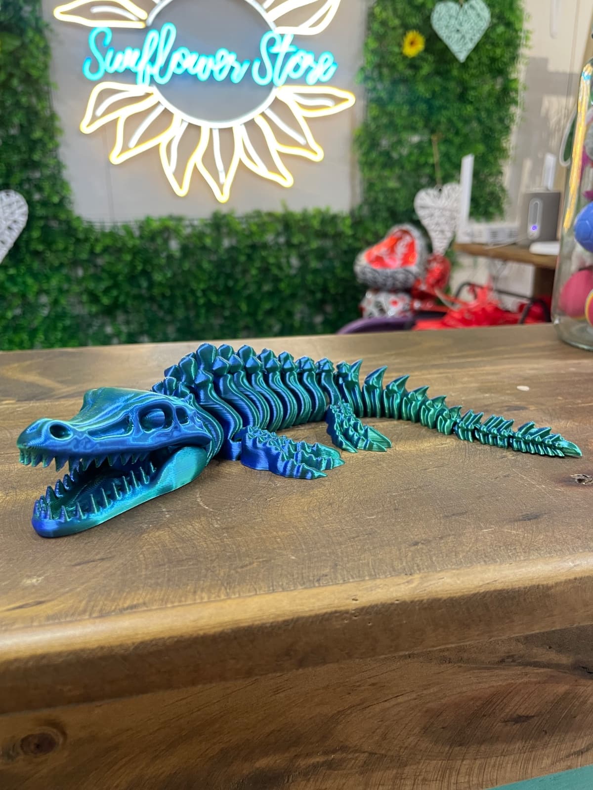 Masosaurio Esqueleto Tornasol