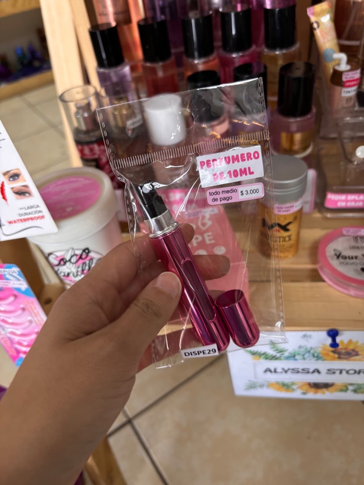 Perfumero fucsia 10ml