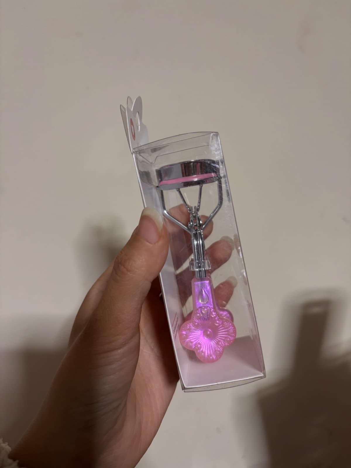 Encrespador rosado tornasol flor