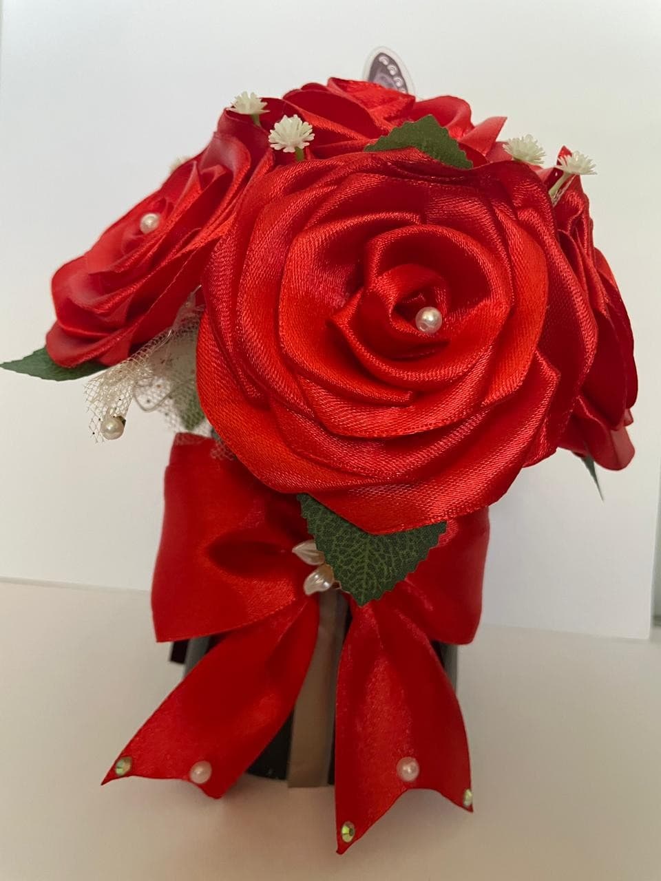 Arreglo floral con luces