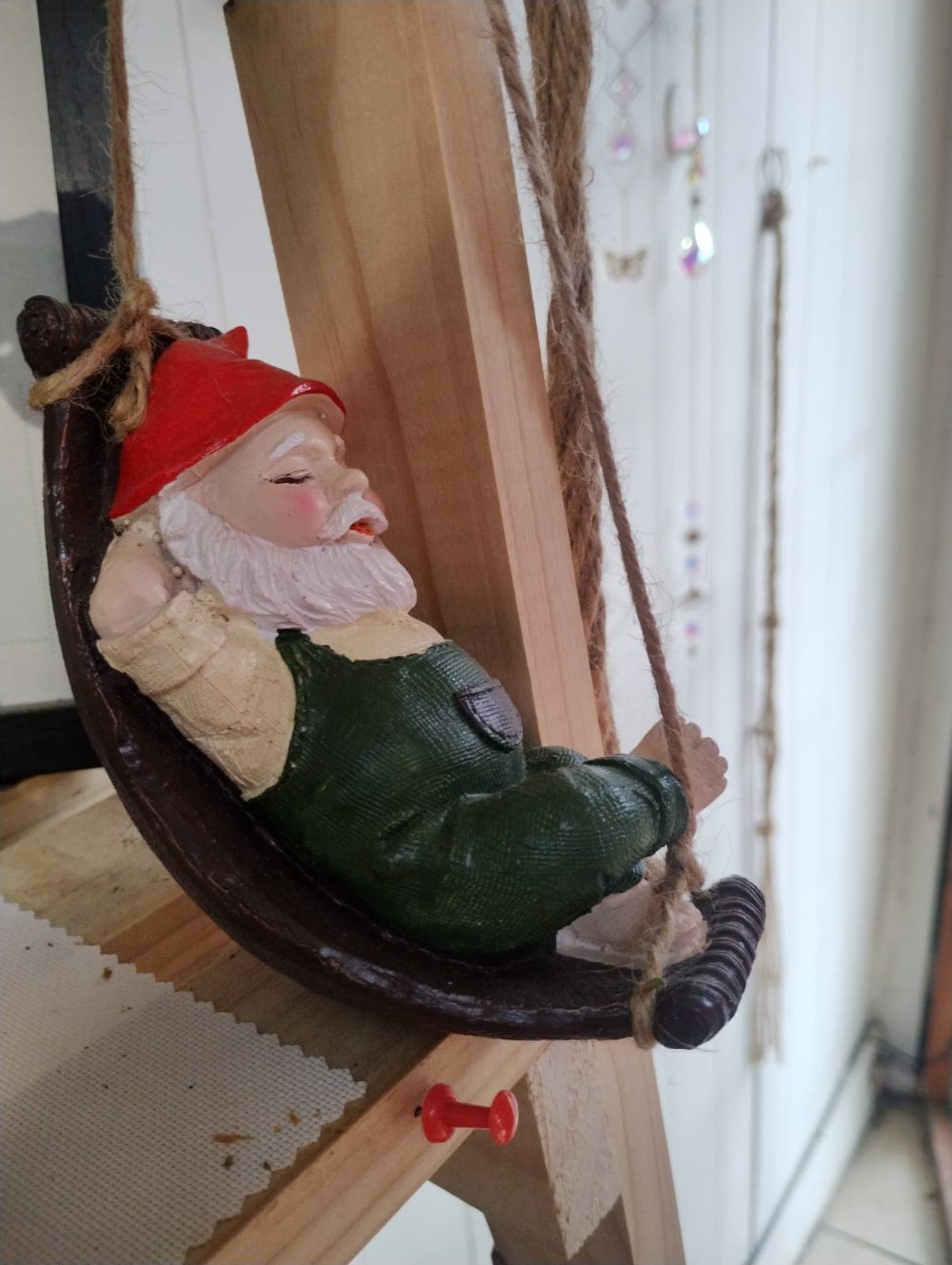 Duende resina en hamaca