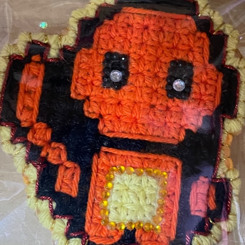 Prendedor/broche Charmander (Pókemon)