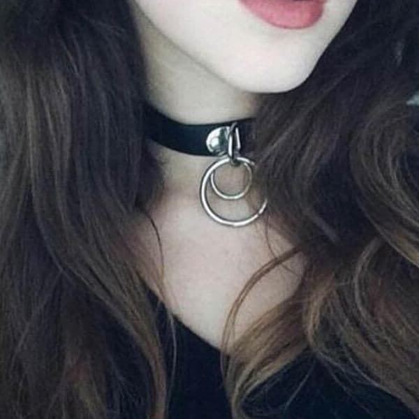 chocker argolla doble