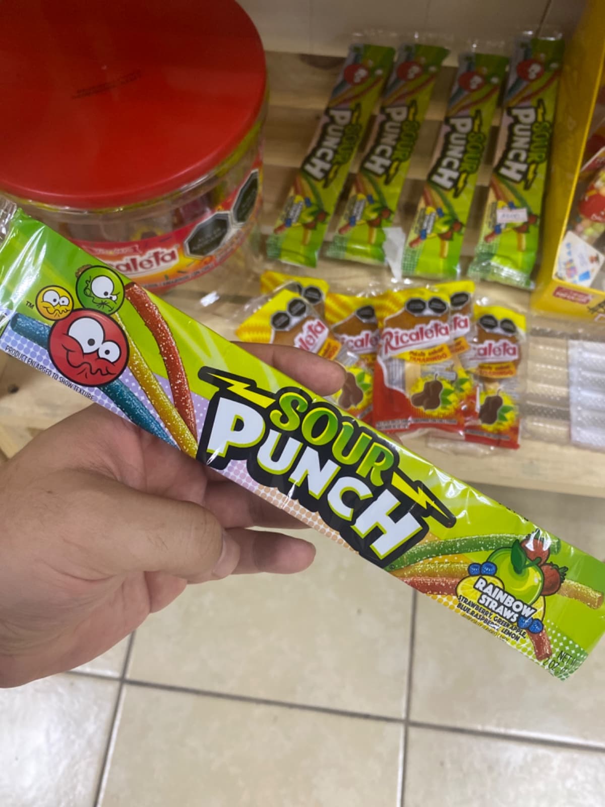 Sour Punch Gomitas ácidas