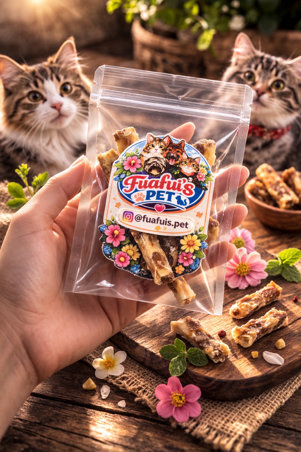 Patita de pollo deshidratada individual