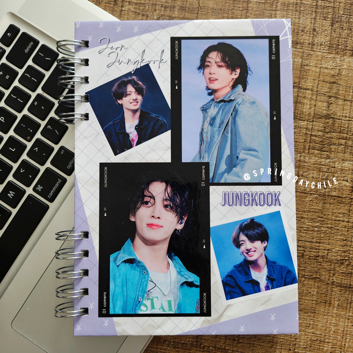 A5 Cuaderno Jungkook Purple