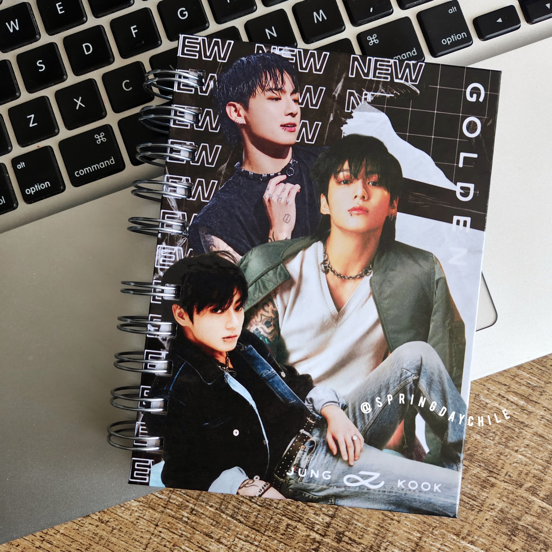 JUNGKOOK GOLDEN - Mini Cuaderno