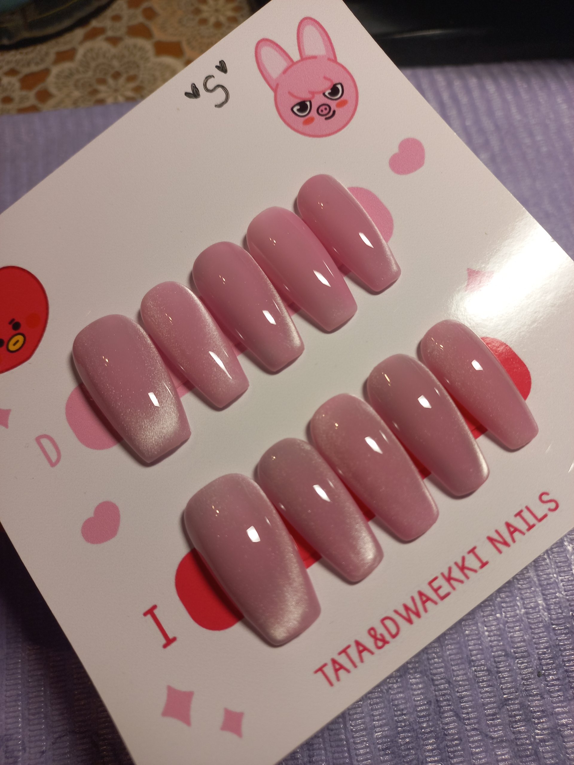 Uñas press on talla S