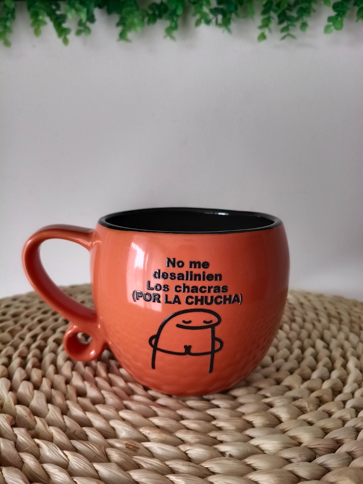 Tazón naranjo No me desalinien