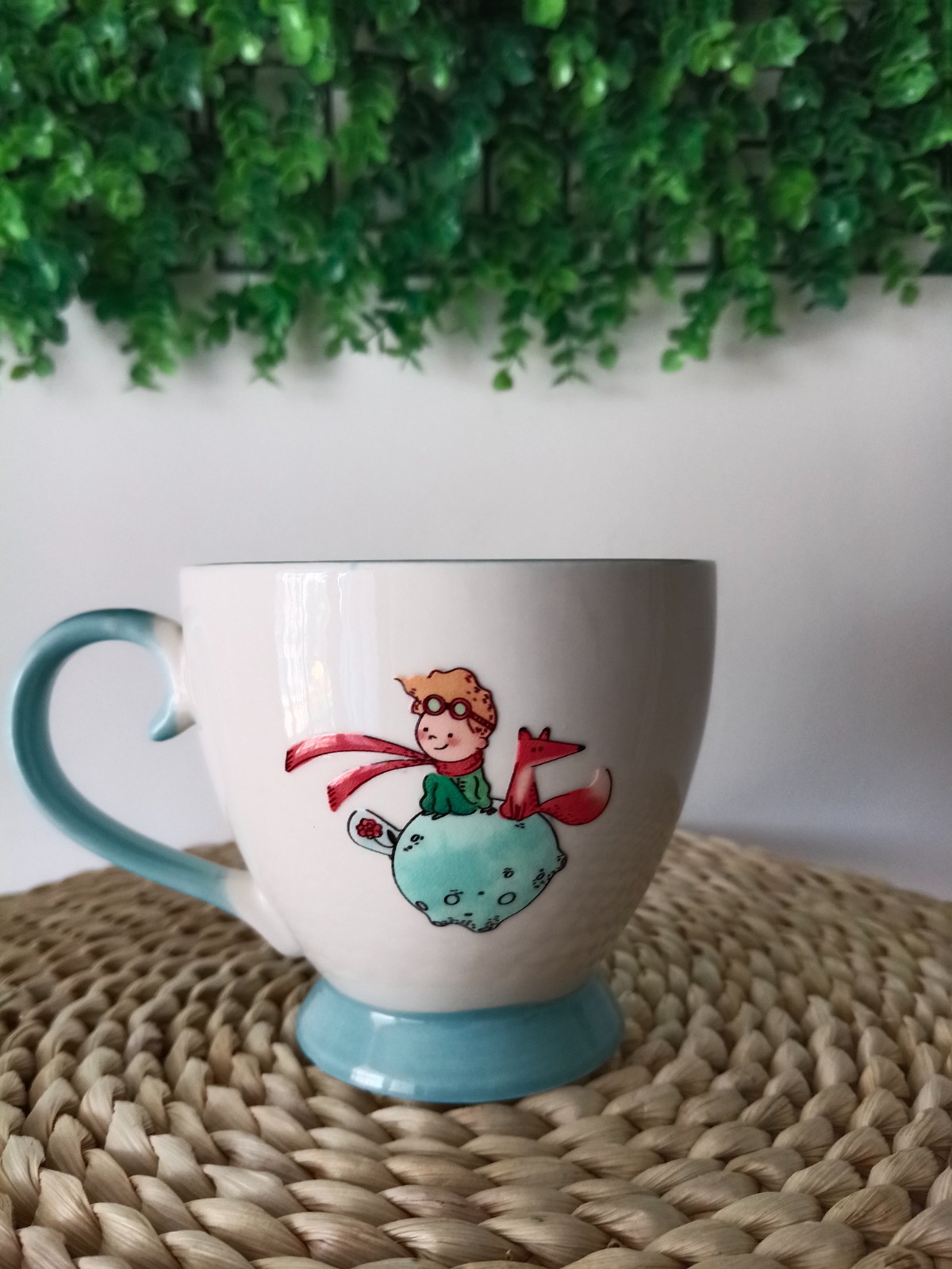 Tazón blanco/celeste Principito