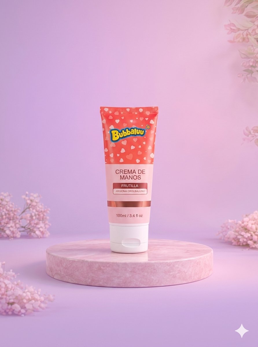 Crema de manos frutilla