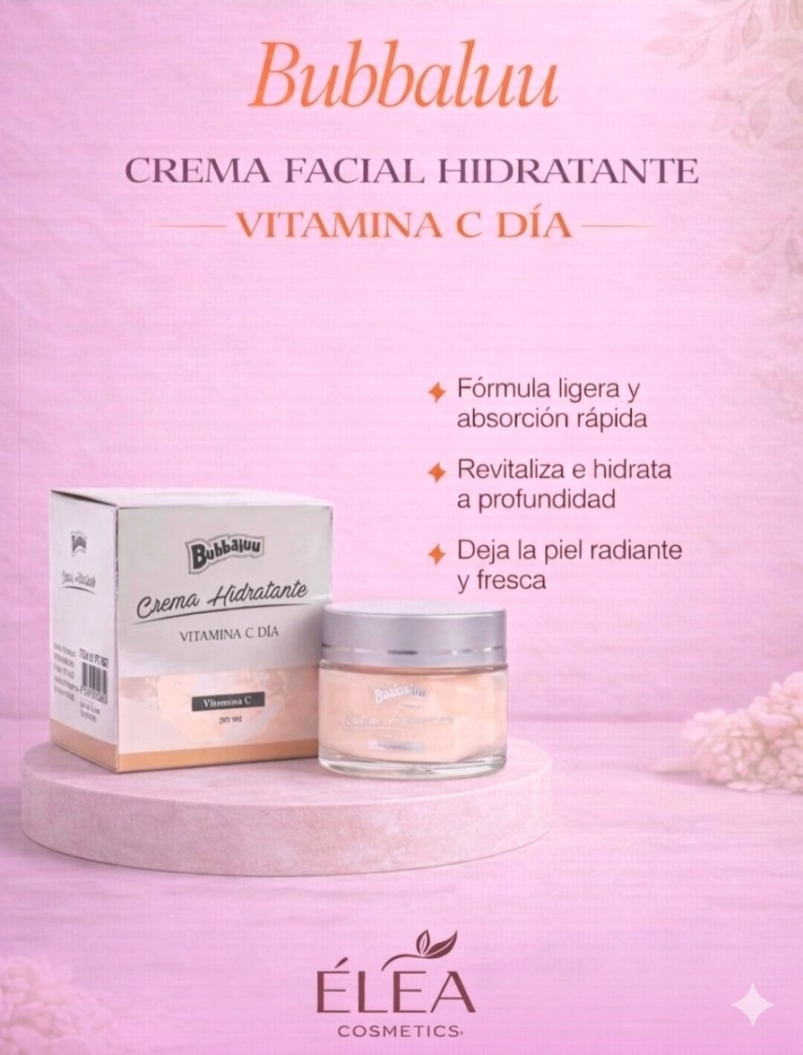 Crema facial hidratante vitamina C Día.