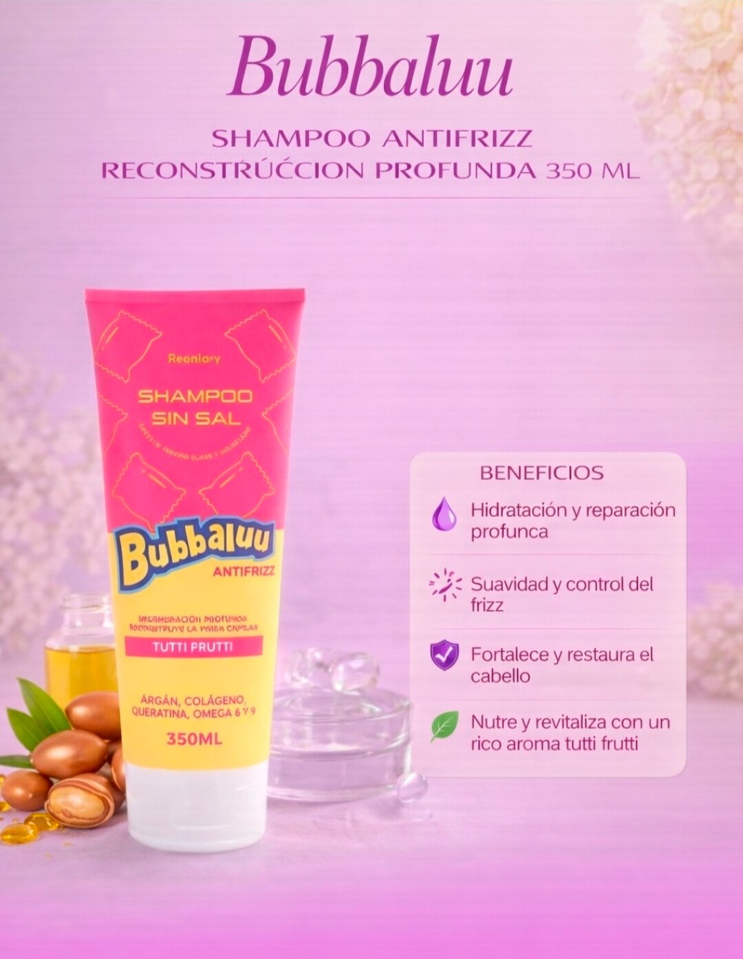 Shampoo antifrizz tutti-fruti