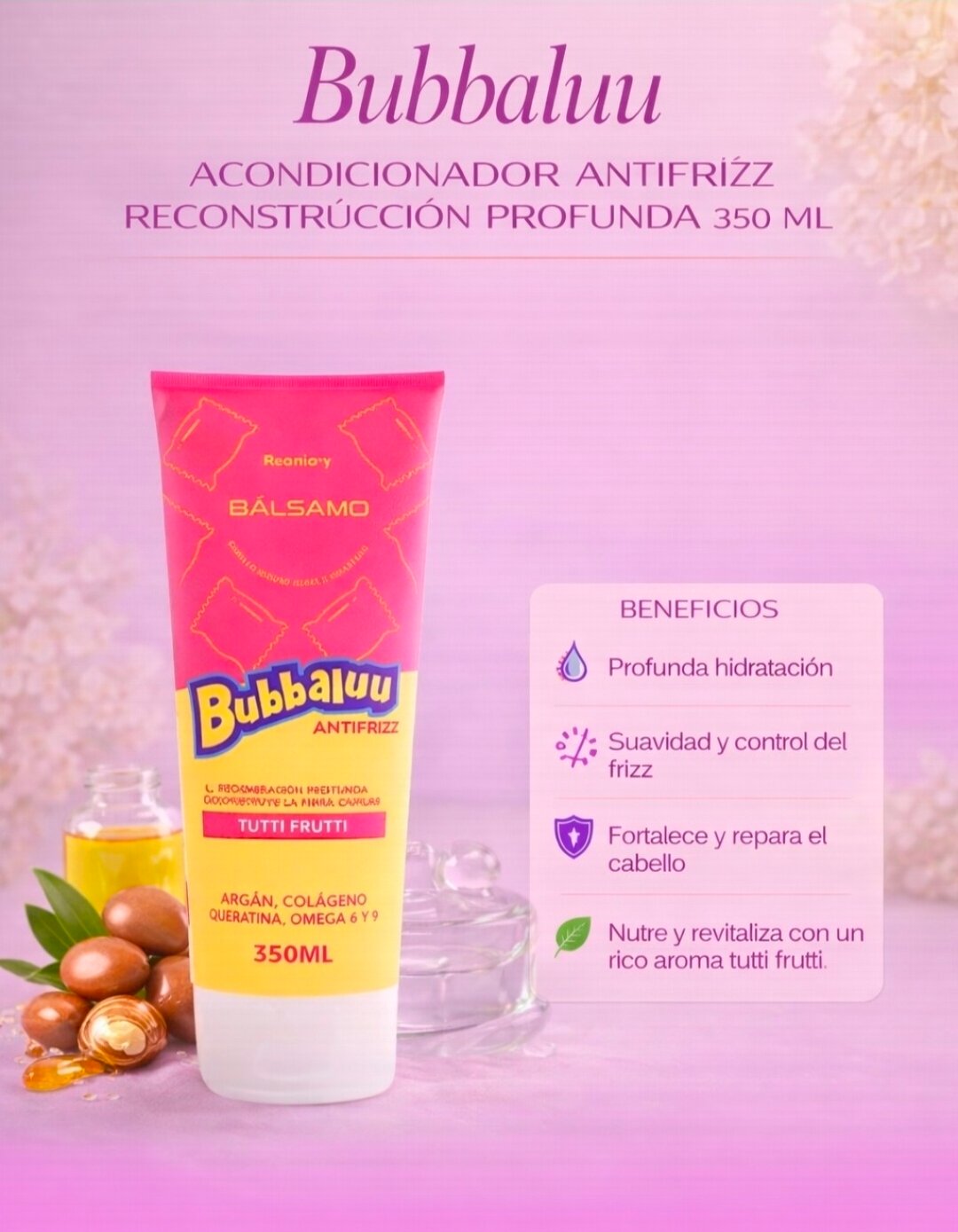 Bálsamo antifrizz tutti-fruti
