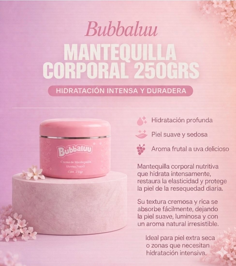 Mantequilla corporal frutilla