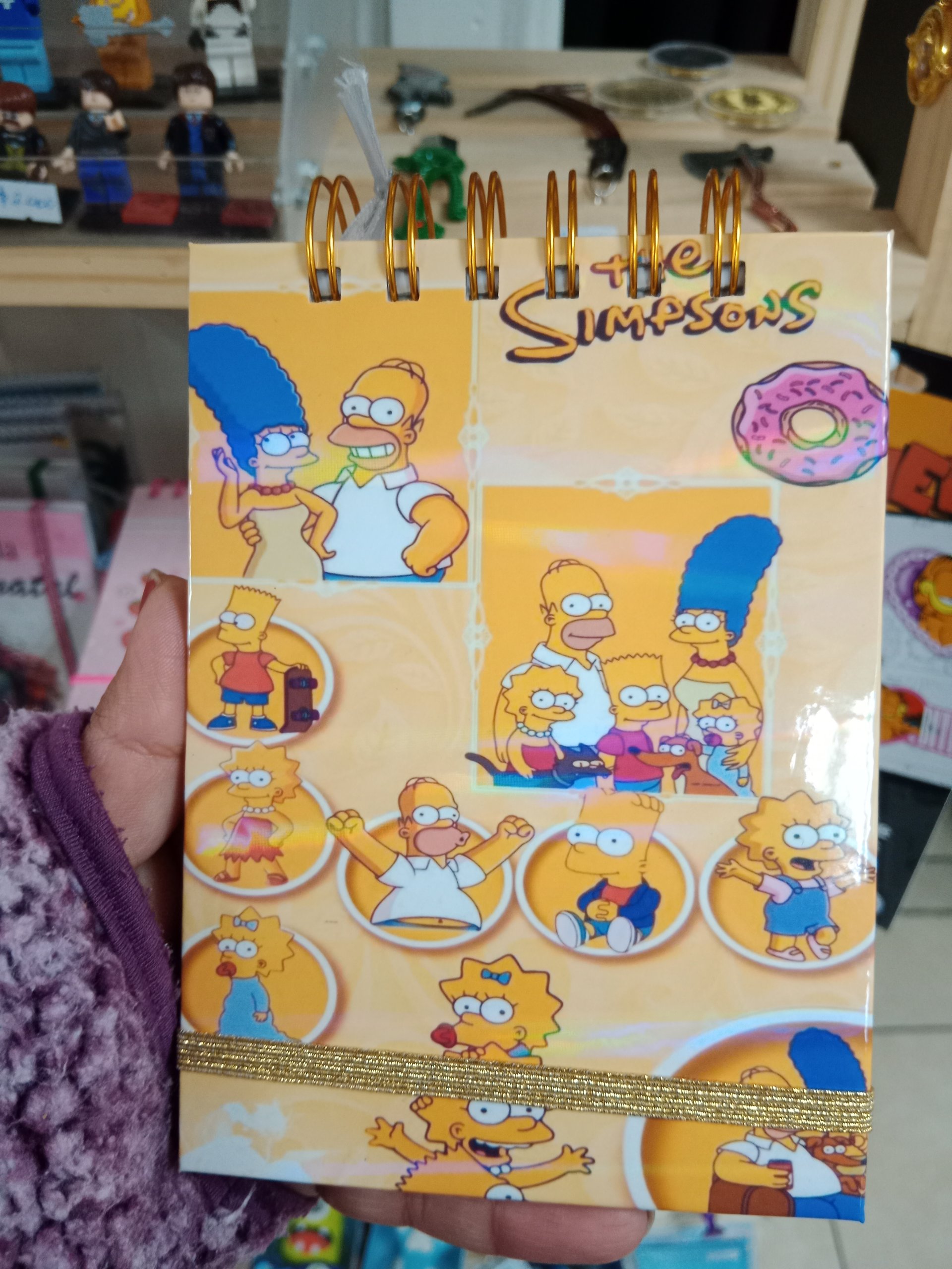 Mini croquera Simpson