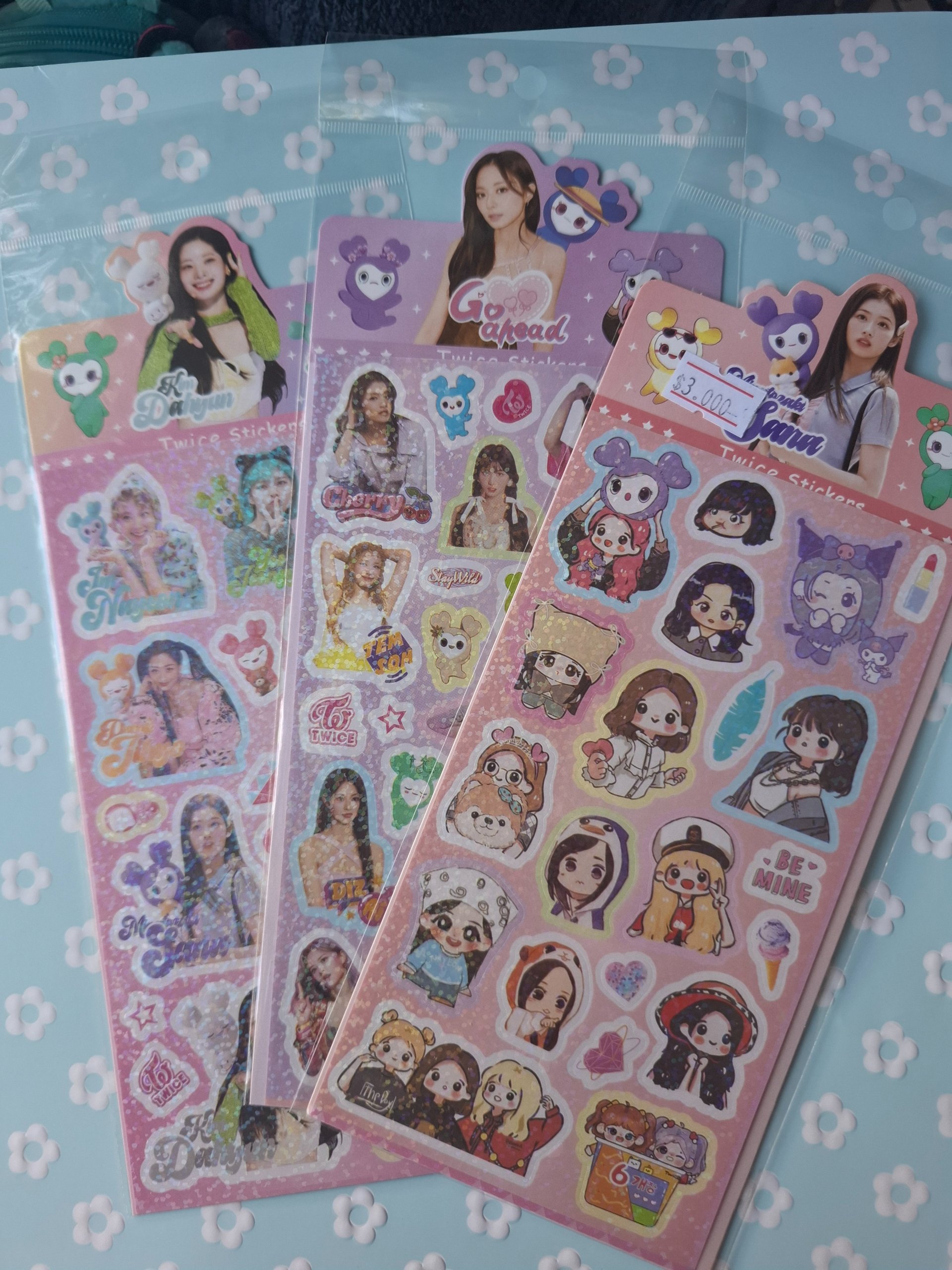 Stickers holograficos Twice