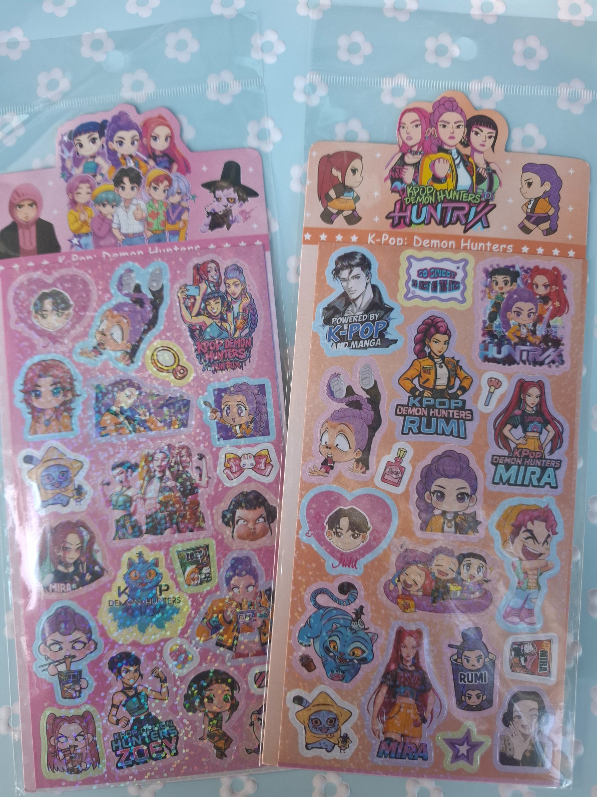 Stickers Holograficos Guerreras Kpop