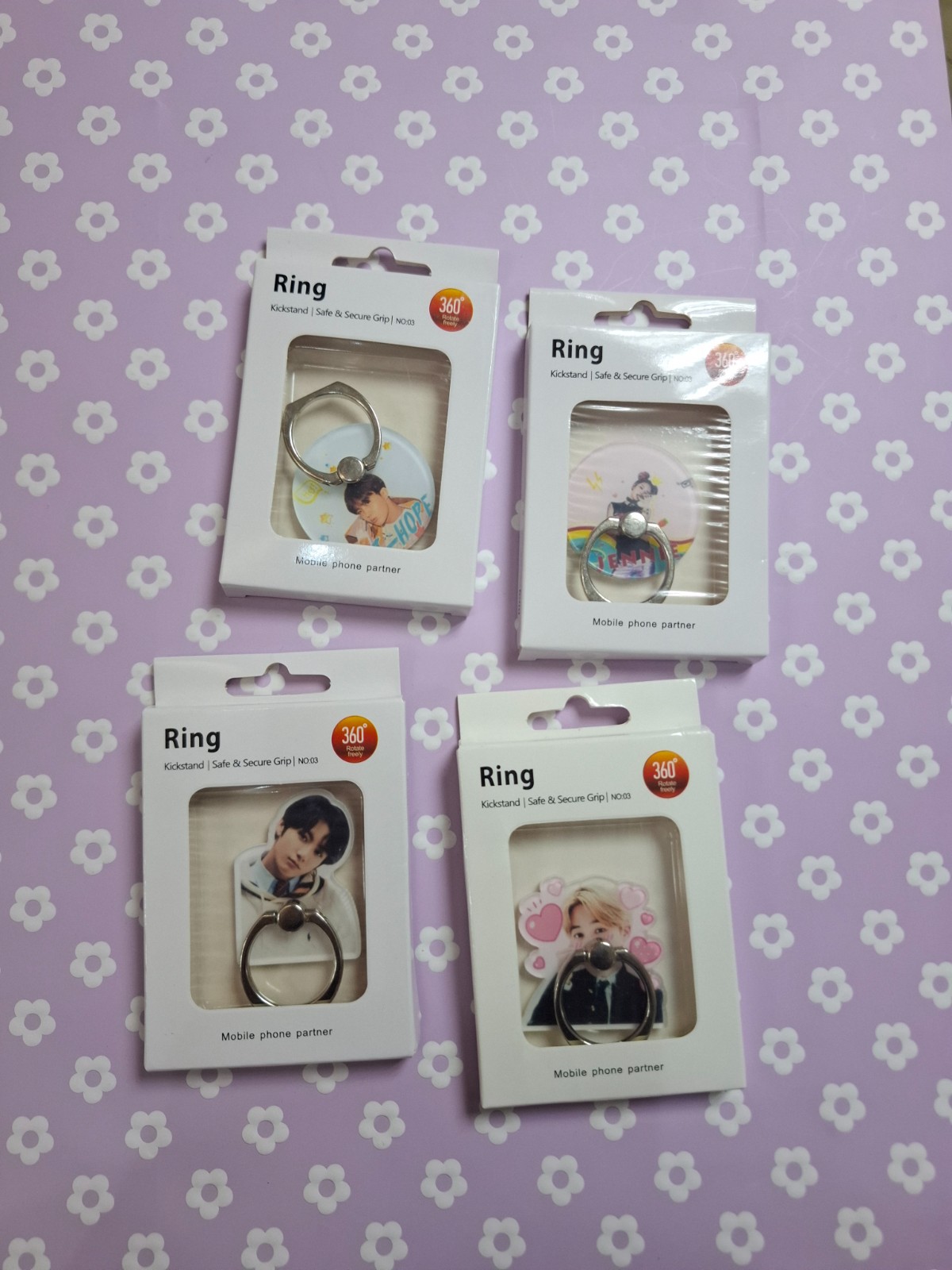 Anillos teléfono Kpop