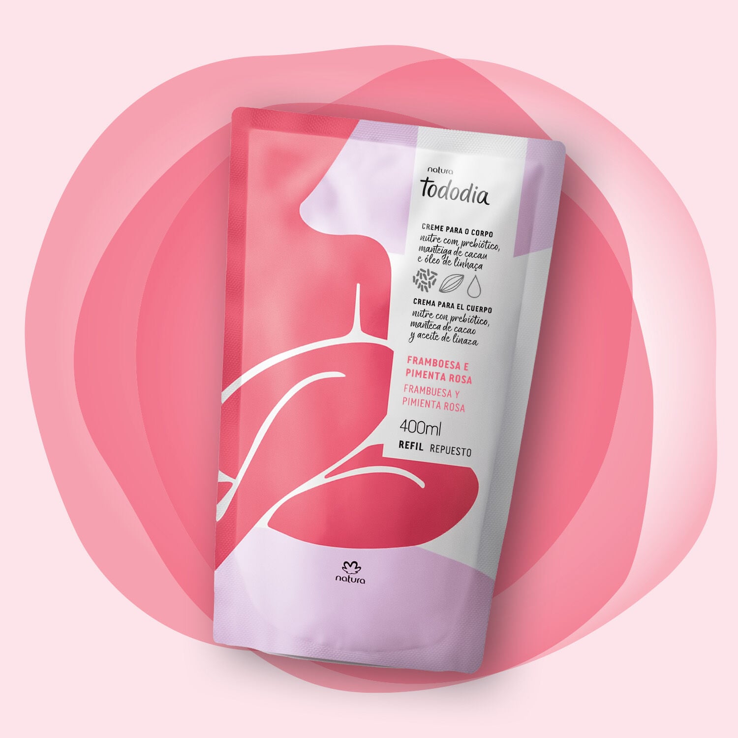 Crema Cuerpo Frambuesa y Pimienta Rosa REFIL