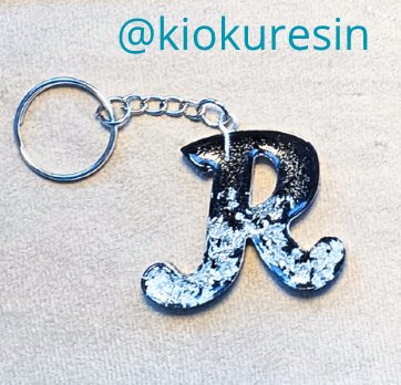 Llavero Art-Resin Letra