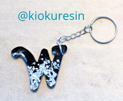 Llavero Art-Resin Letra