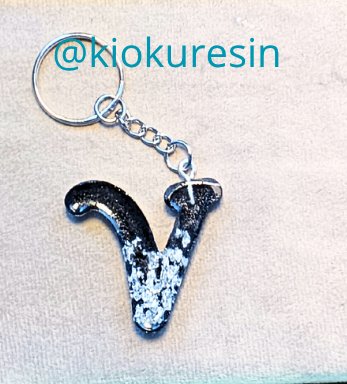 Llavero Art-Resin Letra