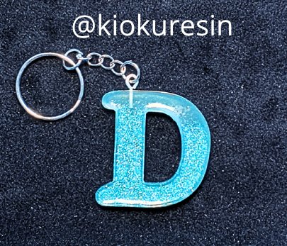 Llavero Art-Resin Letra
