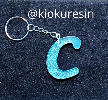 Llavero Art-Resin Letra