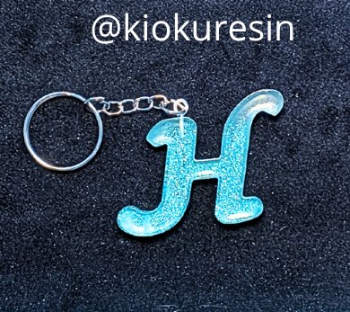 Llavero Art-Resin Letra
