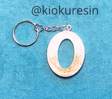 Llavero Art-Resin Letra