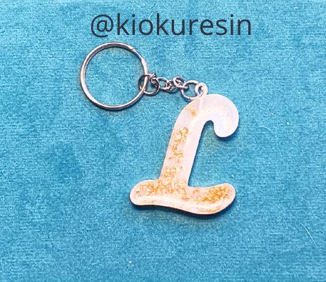 Llavero Art-Resin Letra