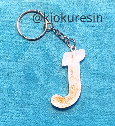 Llavero Art-Resin Letra