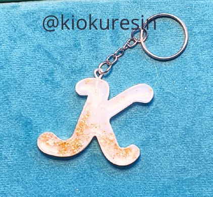 Llavero Art-Resin Letra
