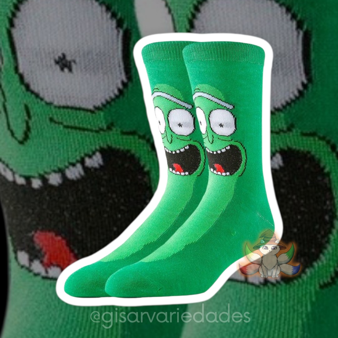 Calcetas Rick y Morty - Pepinillo Rick