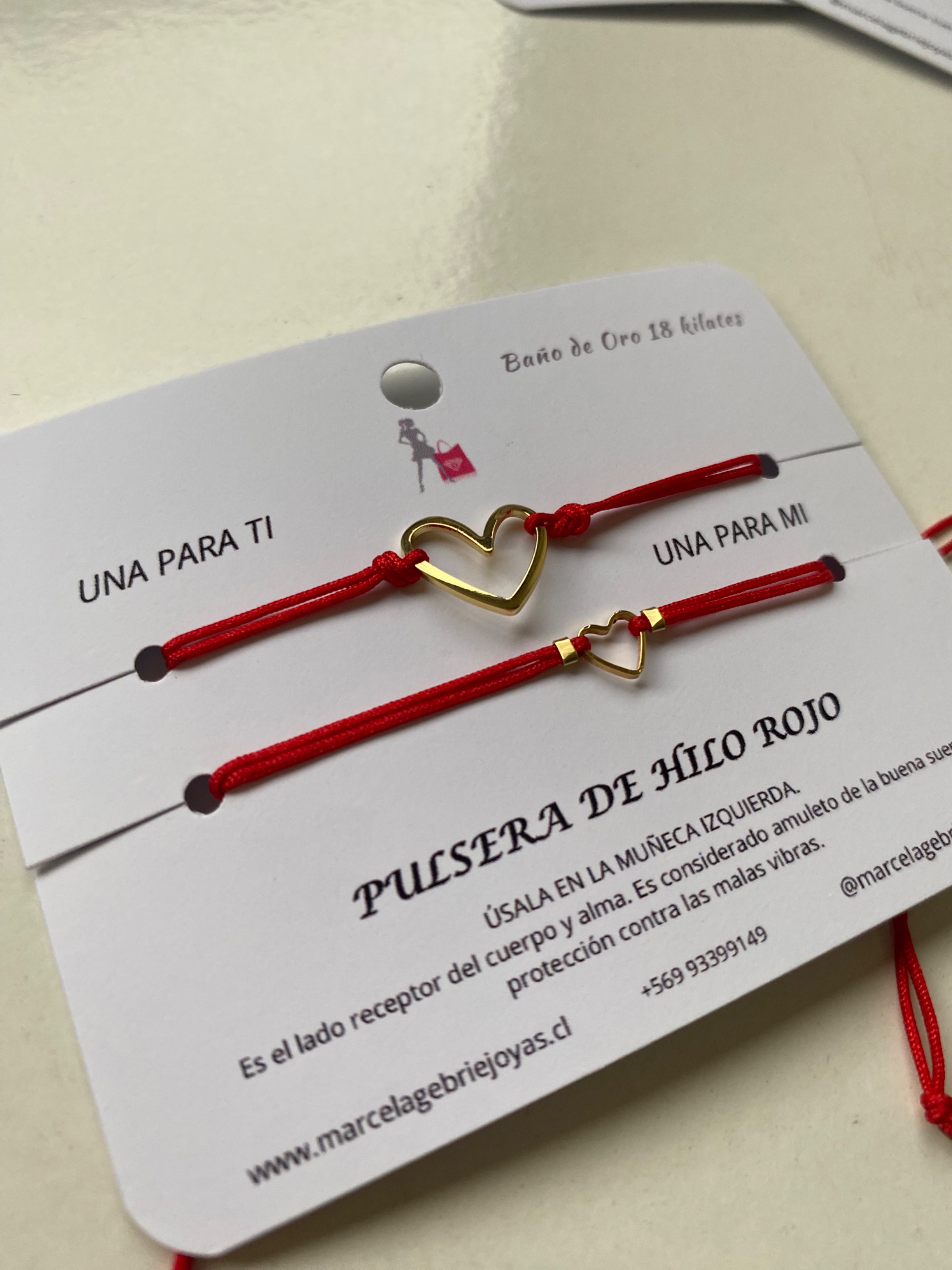 Pack rojas corazón hueco